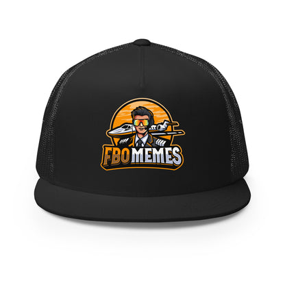 FBO Memes Trucker Cap (Orange Logo)