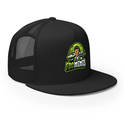 FBO Memes Trucker Cap (Green Logo)