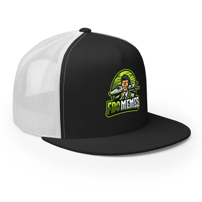 FBO Memes Trucker Cap (Green Logo)