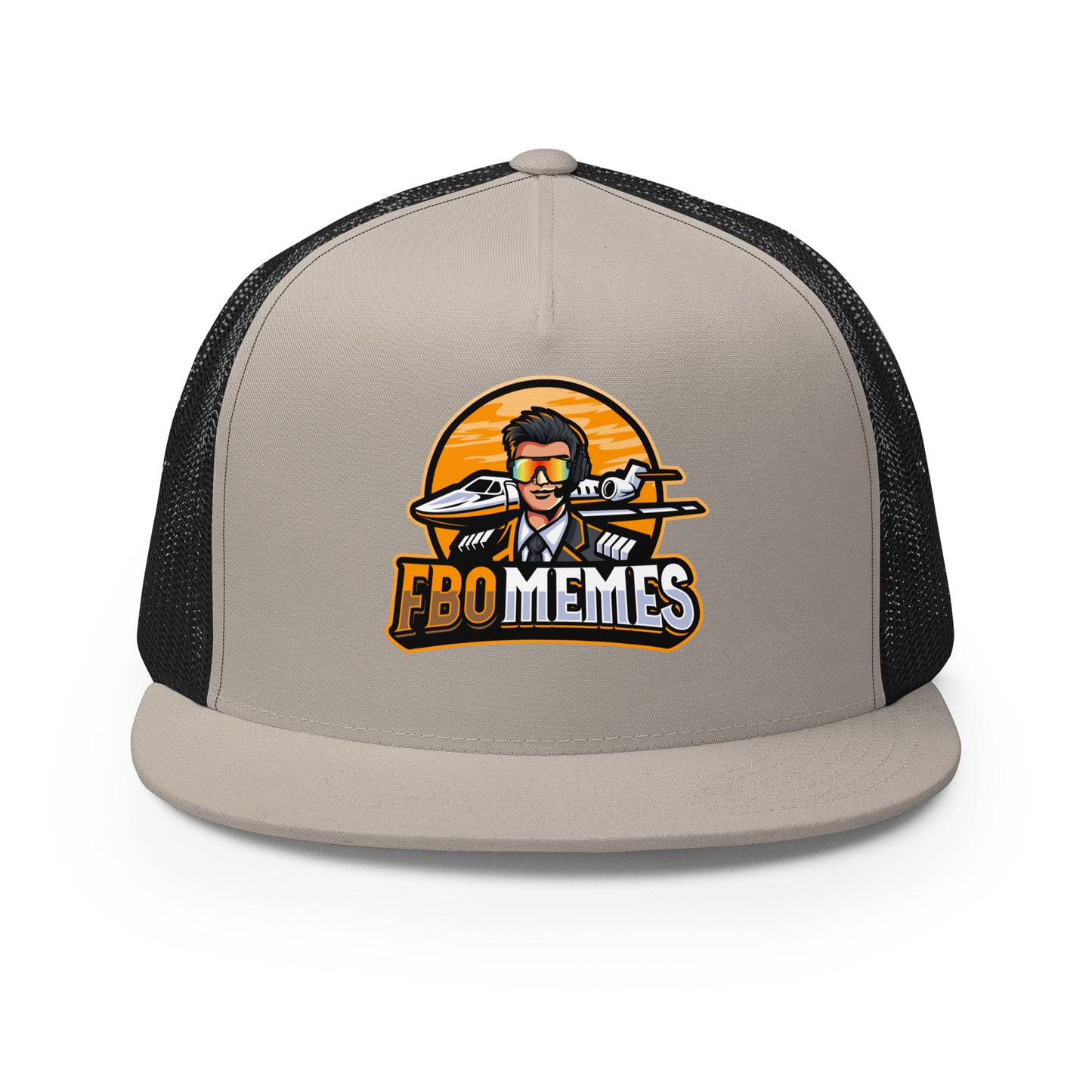 FBO Memes Trucker Cap (Orange Logo)