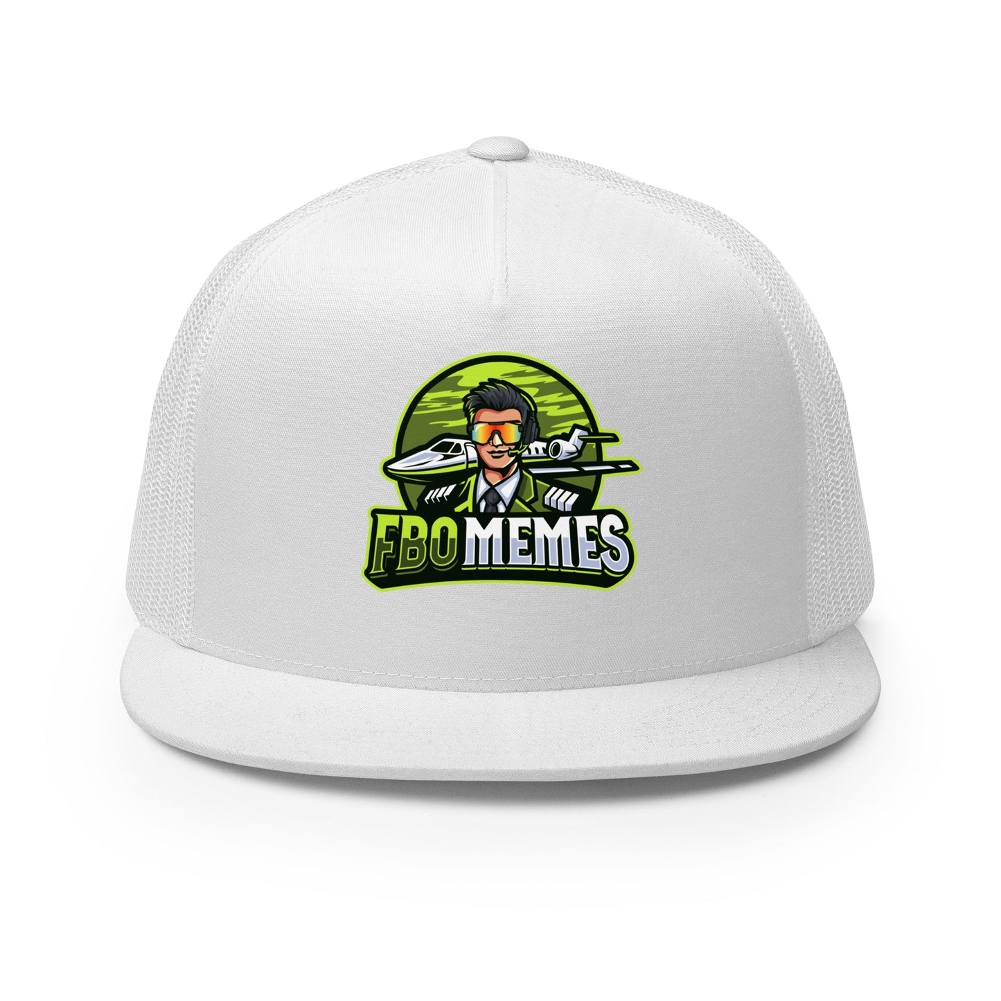 FBO Memes Trucker Cap (Green Logo)