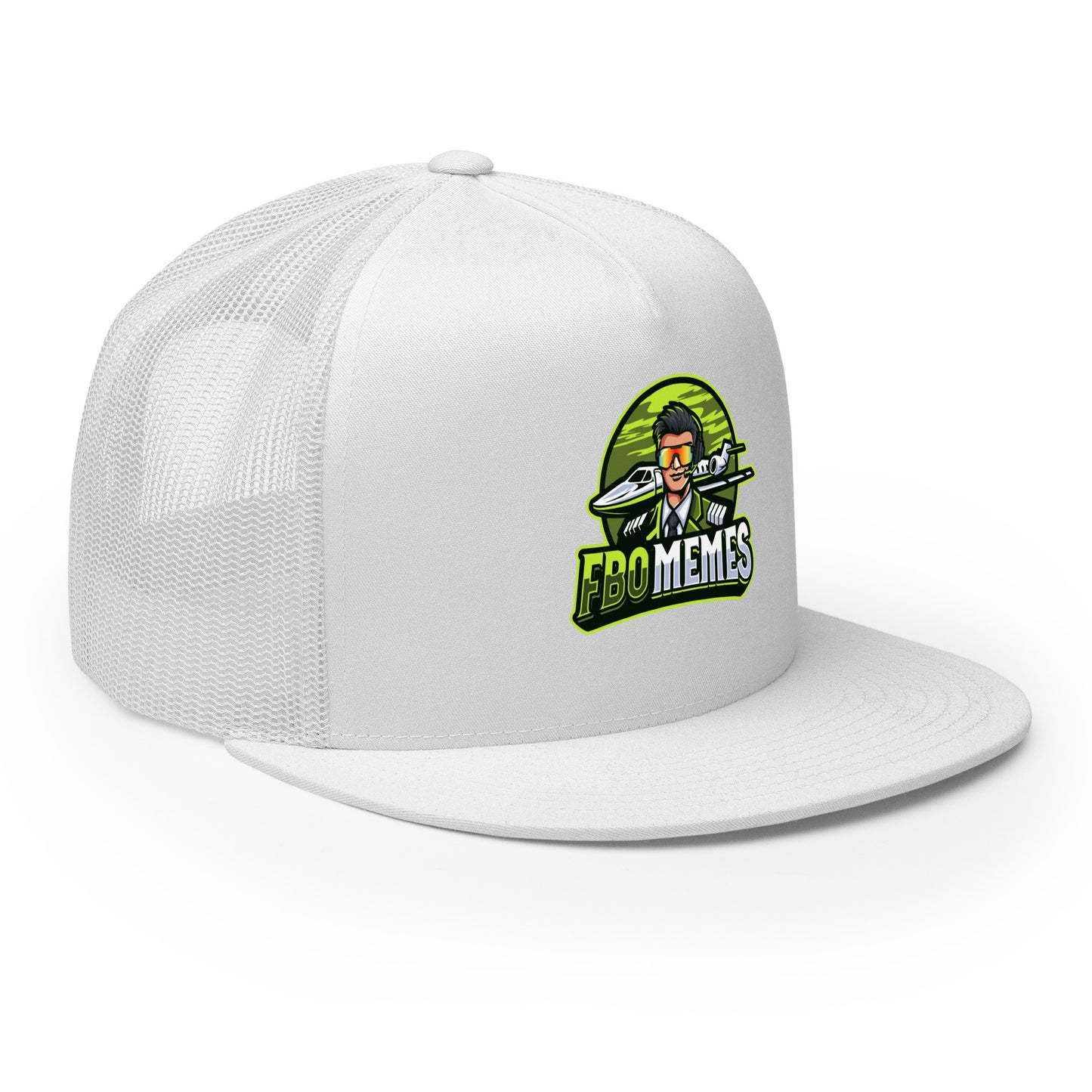 FBO Memes Trucker Cap (Green Logo)